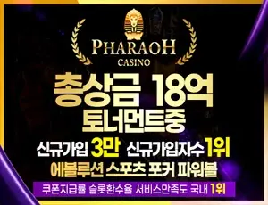 안전놀이터 추천 토토사이트 파라오슬롯입니다